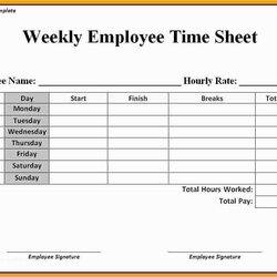 Matchless Free Excel Biweekly Template Of Employee Templates Sample