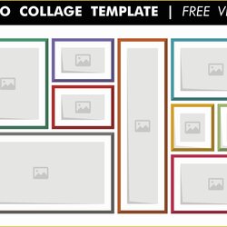 Tremendous Free Collage Templates Of Template Vector Stated Modifier Download