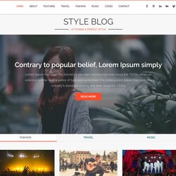 Amazing Free Responsive Blogger Template Themes For Templates Style Blog