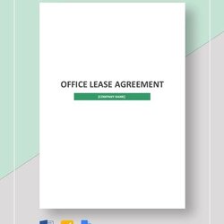 Exceptional Free Office Lease Agreement Templates In Ms Word Google Docs Checklist Restaurant Template Sample