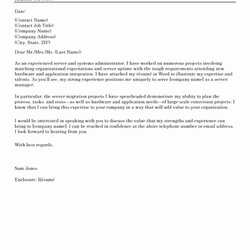 Free Sample Cover Letter For Resume Examples