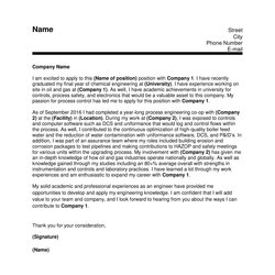 Peerless Cover Letter Blank