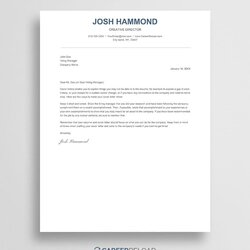Fine Cover Letter Template Doc First You Got To Format The Simple Google Docs