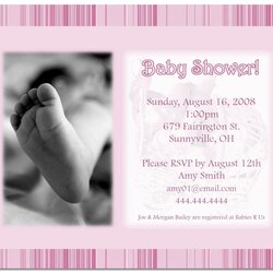 Perfect Free Invitation Templates To Download Shower Baby Girl Invitations