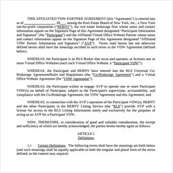 Spiffing Free Sample Real Estate Partnership Agreement Templates In Ms