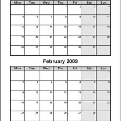 Great Free Printable Bi Monthly Calendar Calendars