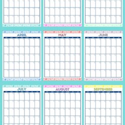 Tremendous Free Printable Calendar Template Cute Templates Monthly Calendars