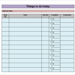 Free Sample To Do List Templates In Ms Word Excel Template Mac For