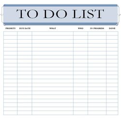 Brilliant Editable To Do List Template The Best App With Productivity