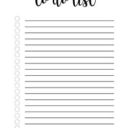 The Highest Quality Cute To Do List Template Word Excel One Platform For Digital