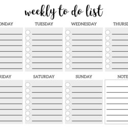 Matchless Weekly To Do List Printable Checklist Template Paper Trail Design Print Planner Office Following