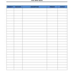 Splendid To Do List Template Checklist Word Form Microsoft Daily Work Blank Templates Schedule Printable