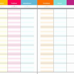 Very Good Teacher Daily Schedule Template Free Awesome Planner Binder Printable Weekly Planning Planners