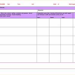 Teacher Daily Schedule Template Free Beautiful Printable Planner Teachers Weekly Lesson Calendar Plan