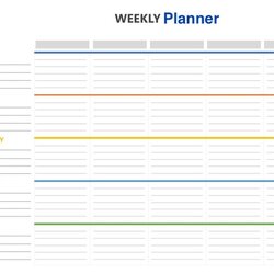 Marvelous Weekly Calendar For Teacher Free Printable Blank Planner