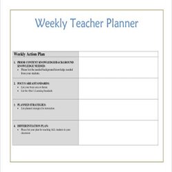 Super Printable Weekly Planner Free Word Documents Download Teacher Template Templates Business