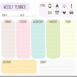 Out Of This World Teacher Weekly Planner Template Download Fresh Students