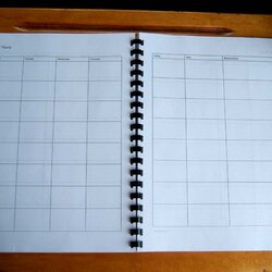 Sublime Teacher Weekly Planner Template