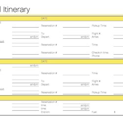 Wizard Business Trip Travel Itinerary Template Excel Templates Word Email Cute