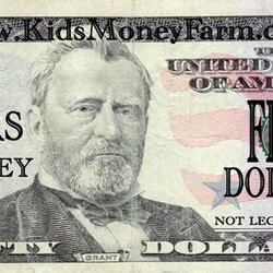 Swell Pin On Kid Crafts Money Play Fake Printable Bills Realistic Template Print Templates Dollar Bill Sheets