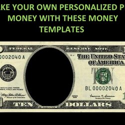 Fantastic Fake Money Template Beautiful Play Personalized Templates Of