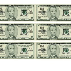 Printable Fake Money Template Car Pictures Play
