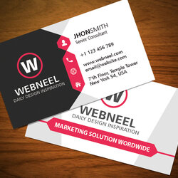 High Quality Modern Business Card Template Free Download Printing Create Preview On Table