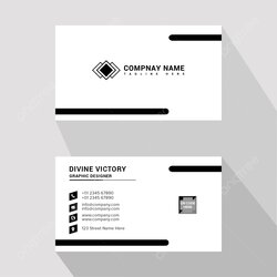 Exceptional Simple Business Card Design Template Download On Image