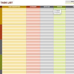 Superior Daily To Do List Template Excel Task Spreadsheet Templates Tracker Project Tracking Word Example