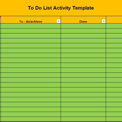 Free Printable To Do List Templates Excel Word Best Collections Template Kb
