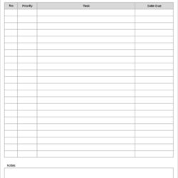 Fantastic To Do List Templates Free Excel