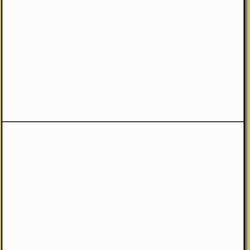 Excellent Free Printable Blank Greeting Card Templates Of Half Fold Template