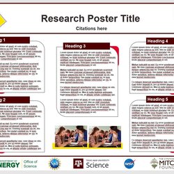 Scientific Poster Template Marvelous Picture
