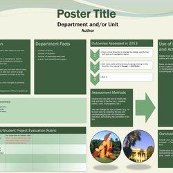 Magnificent Poster Template Academic Research Presentation Templates Scientific Assessment Hawaii University