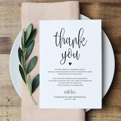 Wonderful Wedding Thank You Note Printable Card Template Finland