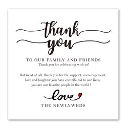 Tremendous Buy Wedding Place Setting Thank You Card