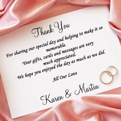 High Quality Your Guide To Wedding Thank You Note Etiquette Page Of Oh My Veil Invitation Wording