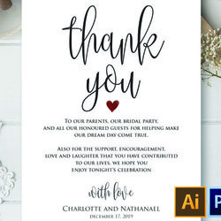 Very Good Wedding Thank You Note Printable Card Template Message Example Templates Designer Follow