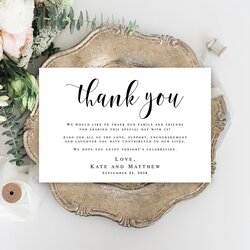 Wedding Thank You Letters Instant Download Editable Templates