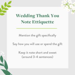 Superlative Tips For Sending Wedding Thank You Cards Botanical Note