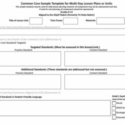 Cool Lesson Plan Template Unit To Daily Google Search Teacher