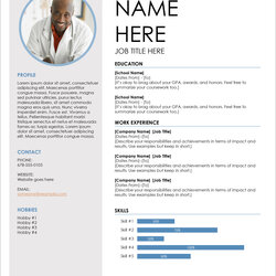 Free Modern Resume Templates Minimalist Simple Clean Design Microsoft Office Template Word Format Sample