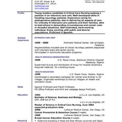 Resume Templates To Choose From Examples Free Of