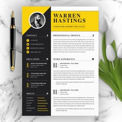 Professional Resume Template With Multiple File Formats Creative Templates Word Modern Curriculum Vitae Ms