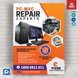 Preeminent Computer Repair Services Flyer