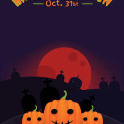 The Highest Standard Halloween Party Invitation Template Royalty Free Vector