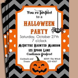 Tremendous Halloween Party Invitation Printable Or Printed With Free Shipping Any Invitations Birthday Invite