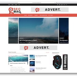 Fine Best Free Responsive Blogger Templates Mag Template