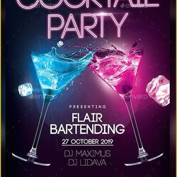 Free Party Flyer Templates Of Awesome Cocktail Designs Template Creatives Background Amp Tom Posted Comments