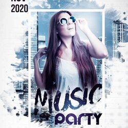 Brilliant Free Club Party Flyer Template Editable